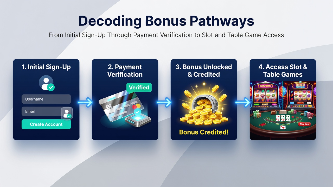 Mobile screen showing verified payment confirmation leading to game lobby access